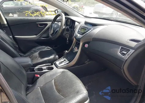 2012 Hyundai Elantra Limited (Ulsan Plant) из США, поврежденный, VIN KMHDH4AEXCU253993